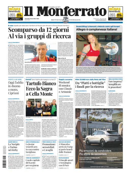 Il Monferrato - Edizione 82 del 03/11/2023